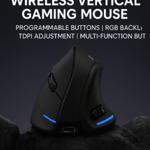 ZELOTES F-35 Vertical Mouse Ergonomic Design for Laptop and Desktop Wireless Mouse